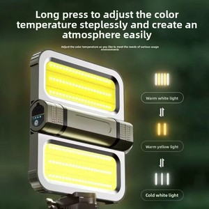 Nueva Lámpara LED para Camping, Recargable por USB, con Energía Solar, Regulable, <span class=keywords><strong>de</strong></span> <span class=keywords><strong>Larga</strong></span> <span class=keywords><strong>Duración</strong></span>, con Fijación Magnética - Product Image 3