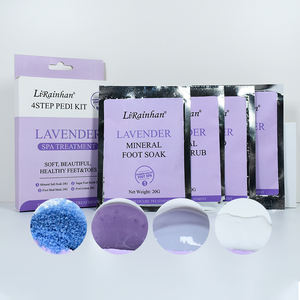Venta al por mayor Spa Soak Lavanda Relajante Sal de Epsom Natural Etiqueta privada Orgánica Granada Limón Sal de baño - Product Image 5