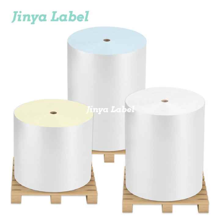 Customized 70g Top Thermal Paper 50g White Glassine Waterproof Adhesive