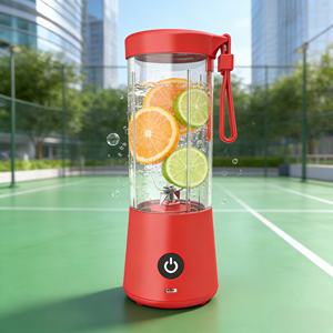 Licuadora Portátil Recargable por USB de 400 ml, 6 Cuchillas SUS304 de Grado Alimenticio, a Prueba de Fugas, Resistente a la Oxidación, Preparador de Smoothies con un Solo Clic, para Hielo - Product Image 1