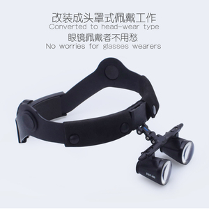 OSCAT équipement vétérinaire 2.5X 3.5X filetage à sens unique Loupe chirurgicale Pet dentaire Loupe pour les yeux loupe microchirurgie lunettes - Product Image 2