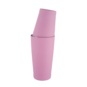 Kit de bar à domicile personnalisé couleur rose, <span class=keywords><strong>shaker</strong></span> <span class=keywords><strong>Boston</strong></span>, kit de barman en acier inoxydable 304, capacité 18oz et 28oz, logo personnalisé - Product Image 1