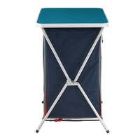 Hangrui Moderner Tragbarer Aluminium-Campingschrank mit MDF-Platte und Ablagefach - für Outdoor-Villa, Schlafzimmer und Reisen