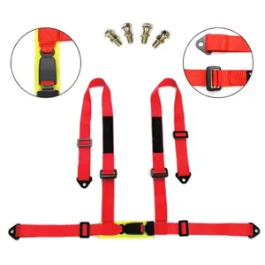 Factory Supply 4 Points Safety Seat Bel 4 Point Quick Release Safety Belt 4 Point Racing Seat Belt