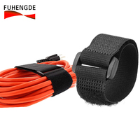 Bande auto-agrippante élastique en silicone imprimée sur mesure, double face, auto-adhésive, pour câbles, attaches, boucles, accessoires de couleur
