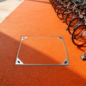 맞춤형 현대식 스테인리스 사각 배수판 숨김형 맨홀 커버 야외 하수구 장식 커버 - Product Image 5