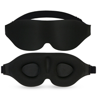 Masque de Sommeil Ergonomique 3D et Cache-Yeux Doux et Confortable pour Bloquer la Lumière
