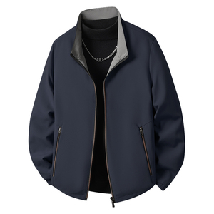 Chaqueta informal para hombres de mediana edad y mayores, nueva para primavera y otoño, holgada, transpirable, ligera, cómoda y cálida. - Product Image 5