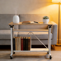 Table élévatrice multifonctionnelle moderne en alliage d'aluminium, stand de vente portable d'extérieur, présentoir mobile pliable, ordinateur de bureau durable
