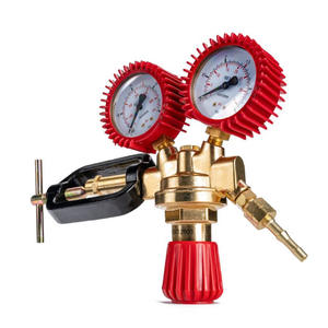 วาล์วควบคุมแรงดันไนโตรเจนแบบอิตาลี พร้อมเกจวัดคาร์บอนไดออกไซด์ ออกซิเจน และอะเซทิลีน ผลิตภัณฑ์ได้รับการรับรองมาตรฐาน EN - Product Image 2