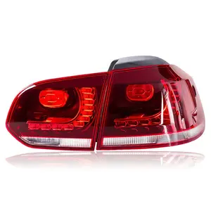 LED זנב אחורי אור מנורה עבור פולקסווגן גולף VI 6 MK6 GTI GTD R20 2009-2012