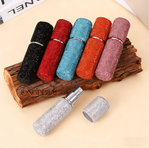 5ml High-quality Factory Wholesale Crystal Stone Bottom Reusable Mini Perfume <b>Bottle</b> with Lid - Product Image 6
