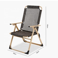 Chaises pliantes d'extérieur en métal rembourrées, légères, durables, confortables, imperméables, empilables, modernes, noires et abordables pour la cour