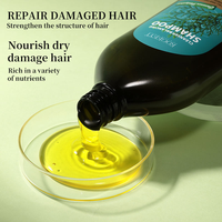 Shampooing Purifiant et Volumisant KOGEEYY 500ML aux Feuilles de Platycladus, à la Caféine, à l'Huile de Graine de Camélia, Revitalisant à la Menthe et au Romarin