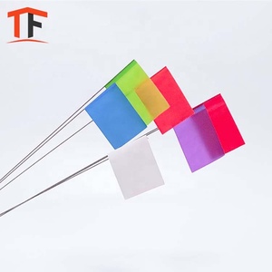 सिंचाई के लिए चीन कस्टम लोगो तार हिस्सेदारी अंकन झंडे - Product Image 1