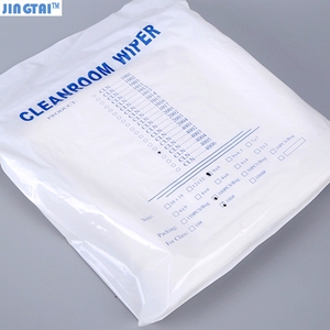 160GSM 9 Inch Sợi Nhỏ Khăn Lau Màu Trắng 100 Pcs Trong Một Túi Phòng Sạch Bụi Vải Miễn Phí - Product Image 5