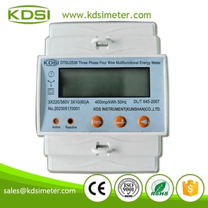 Chất lượng cao dtsu2536 4 cực RS485 modbus Din Rail <span class=keywords><strong>kWh</strong></span> năng lượng mét - Product Image 4