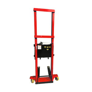 Forklift Elektrik Self Loading 1 Ton 1,6m, Portable Electric Pallet Stacker dengan Baterai 48V 20Ah, Forklift Terpasang di Truk - Product Image 2