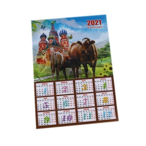 OEM PP PET пластиковая настенная 3D-печать на линзовом календаре - Product Image 5