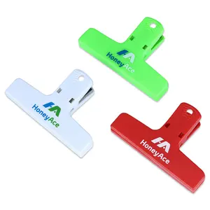 Plastic chip clip magnetic paper clip