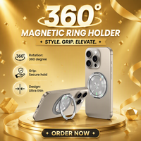 Penyangga Cincin Jari Logam Putar 360 Derajat, Dudukan Cincin Ponsel Putar 360 Derajat, Dudukan Magnetik Putar 360 Derajat, Dudukan Ponsel Meja untuk Ponsel