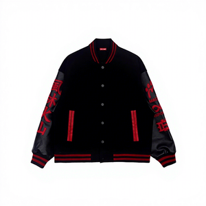 Chaqueta de Béisbol de Invierno, Nueva, Personalizada, para Hombre y Mujer, Estilo Hip Hop Urbano, Gruesa, Resistente al Viento, con Bordado Frontal - Product Image 5