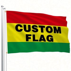 โรงงานขายส่งผ้าคุณภาพสูงพรีเมียม ขนาด 90x150 ซม. ธงชาติเอธิโอเปียแบบกำหนดเองสำหรับใช้งานกลางแจ้ง, ป้ายโฆษณา - Product Image 3