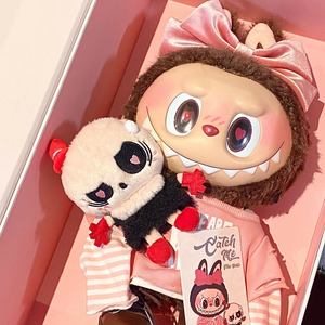 Originale Labubu PVC Vinyl Face Doll, Simpatici Giocattoli in <span class=keywords><strong>Peluche</strong></span> di Cotone della Serie Monsters Catch Me If You Can, Statuette Decorative - Product Image 6