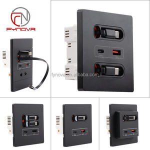 แผงไฟติดผนังอเนกประสงค์ 20W ช่องเสียบ <span class=keywords><strong>USB</strong></span> <span class=keywords><strong>Type</strong></span>-<span class=keywords><strong>C</strong></span> ชาร์จเร็ว พร้อมสาย<span class=keywords><strong>ต่อ</strong></span>ขยาย <span class=keywords><strong>USB</strong></span> <span class=keywords><strong>C</strong></span> และ <span class=keywords><strong>Lightning</strong></span> สำหรับโทรศัพท์มือถือ - Product Image 3