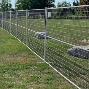 Panel de valla para perros portátil estilo Vancouver, puertas de enrejado de esgrima para eventos de construcción retráctil con recubrimiento de polvo galvanizado - Product Image 5