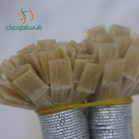 Extensions de cheveux indiens naturels blonds, kératine invisible, pointe K, balayage naturel, qualité Salon