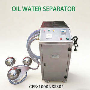 Séparateur d'huile et d'<span class=keywords><strong>eau</strong></span> professionnel CFB-1000L SS304, purificateur, équipement de récupération des boues flottantes et de séparation pour machines-outils CNC - Product Image 1