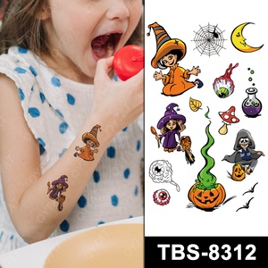 Tatuaje Temporal de Halloween al por Mayor, Decoración de <span class=keywords><strong>Calabaza</strong></span> con Heridas y Cicatrices, Maquillaje Facial Horripilante, Adhesivo para Pintar el Cuerpo - Product Image 2