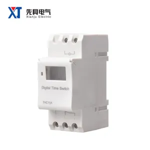 AHC-15 Multifunctional Programmable Weekly Timer Digital LCD Power Time Switch Factory Sale DIN-Rail Mounting High Quality