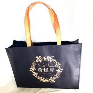 New coming custom recycled supermarket grocery shopping tote non woven bags