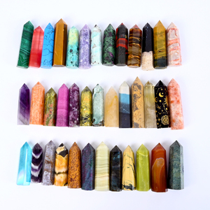Offre Spéciale : Pierres Naturelles et Cristaux de Guérison, Tour de Cristal Polie à la Main en Divers Matériaux - Product Image 4