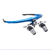 Loupes dentaires ergonomiques SOCO 45 °   Loupes dentaires inclinées SCE300 3/4/5/6x avec lumière pour correction de posture et IPD réglable