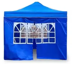 कस्टम चंदवा आउटडोर विक्रेता तम्बू awnings sidewalls के साथ स्वत: पॉप अप gasebo कैनवास तम्बू 3x3 व्यापार दिखाएँ तम्बू