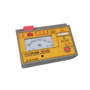 เครื่องทดสอบความต้านทานฉนวนไฟฟ้าแรงสูงมูซาชิ DI-05N 5000V 10000M ผลิตในญี่ปุ่น - Product Image 1
