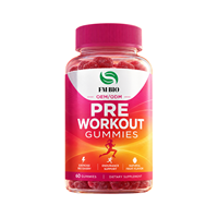 Gummies pré-entraînement OEM ODM, 60 unités, booster d'énergie, soutien à l'entraînement, complément alimentaire, marque privée