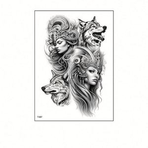 Pegatinas de Tatuajes Corporales Sexys con Diseño Personalizado, Pegatinas de Transferencia para Tatuajes, Accesorios Promocionales de Arte Corporal - Product Image 6