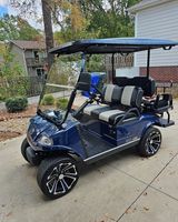 Nouvelle voiturette de plage électrique 4 places 48V 105AH avec roues en aluminium certifiée CE