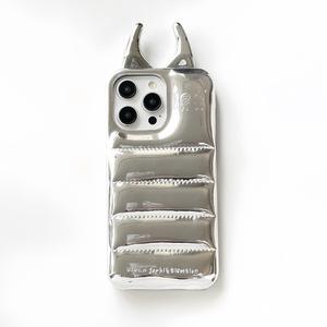 Custodia unica in pelle per telefono cellulare con corno per <span class=keywords><strong>iPhone</strong></span> 16 15 <span class=keywords><strong>Pro</strong></span> Max <span class=keywords><strong>Cover</strong></span> semplice <span class=keywords><strong>Cover</strong></span> completa <span class=keywords><strong>iPhone</strong></span> <span class=keywords><strong>14</strong></span> 13 12 Plus <span class=keywords><strong>Cover</strong></span> - Product Image 3