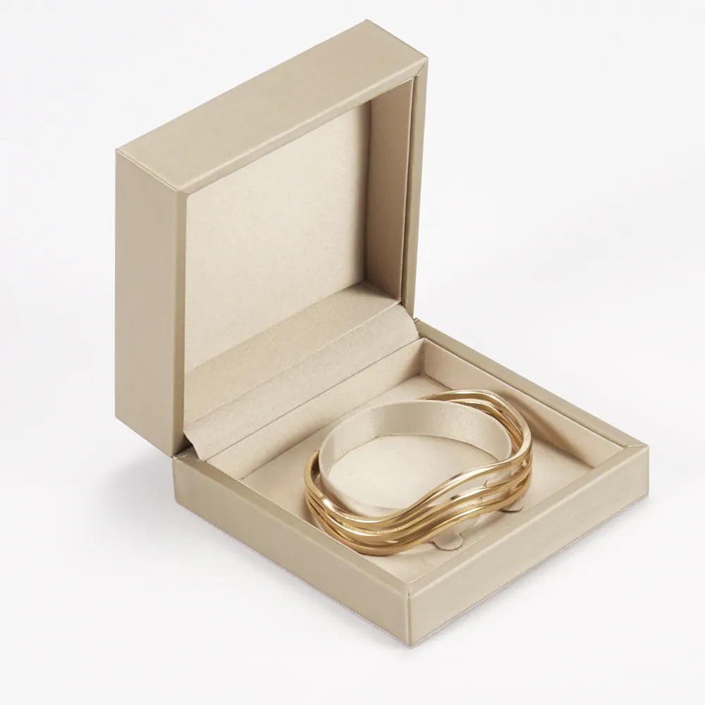 Boîte en cuir PU avec logo personnalisé Boîte d'emballage de bijoux portable Boîte à bijoux pour boucles d'oreilles, bagues, colliers, bracelets et bijoux