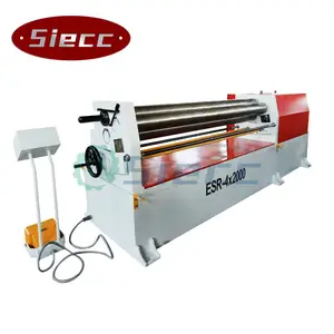 SIECC Hydraulic or Mechanical CNC 3 Roller Steel Sheet Plate Bending Rolling Machine