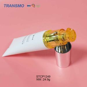 Tube en plastique écologique 30 ml pour crème BB CC, tube cosmétique en PE avec bouchon pompe sans air - Product Image 6