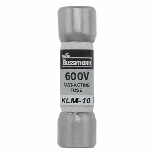 KLM-10 600Vac/dc 10A Bussmann Fuse Fast Acting Class CC Fuse