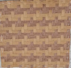 Panneaux tissés synthétiques tissés en <span class=keywords><strong>bambou</strong></span> <span class=keywords><strong>artificiel</strong></span> résistant aux UV utilisation en extérieur tapis tissé à tricoter en plastique <span class=keywords><strong>pour</strong></span> la décoration de plafond - Product Image 2
