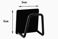 Support de rangement pour éponges de cuisine en acier inoxydable 304, auto-adhésif, en métal, pour évier