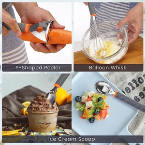 Vendita calda 13 pezzi di utensili in plastica in acciaio inox Set gadget da cucina intelligente per la casa e la cucina utensili da cucina - Product Image 4